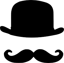 Top hat and mustache